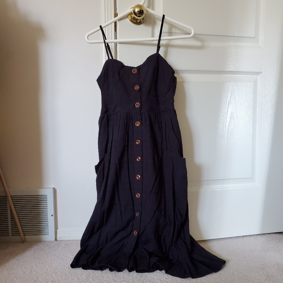 Wildfire Dresses & Skirts - NWOT Wildfire Navy Button Up Midi Dress